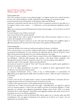 prima traccia - la Scuola all`Opera