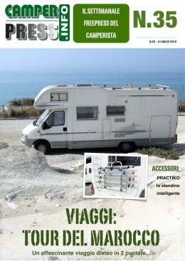 il settimanale freepress del camperista accessori