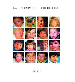 Scarica in PDF - Associazione Bambini Cri du chat