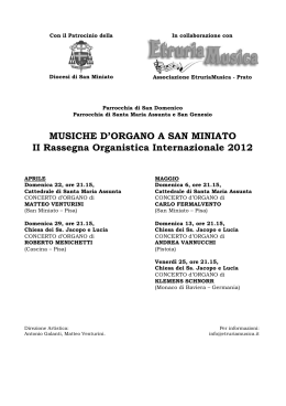 Libretto Mus Organo a San Miniatop 2012