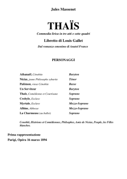 Tha&iuml;s - di cose un po