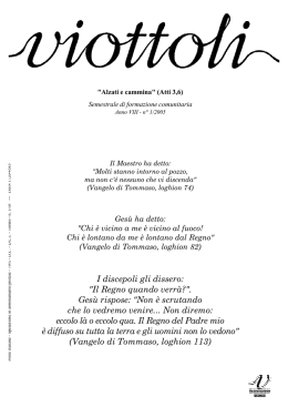 n&deg;1/2005  - Comunit&agrave; cristiana di base Viottoli