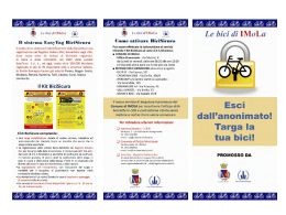 depliant in distribuzione - Polizia Municipale Imola