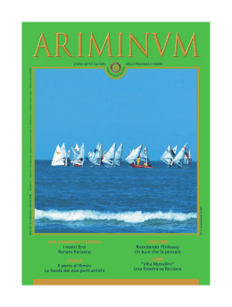 Scarica il numero 35 di Ariminum in formato PDF.