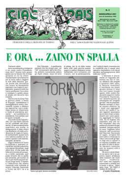 Marzo Aprile - Associazione Nazionale Alpini sezione di Torino