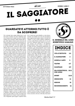 INDICE - Il Saggiatore