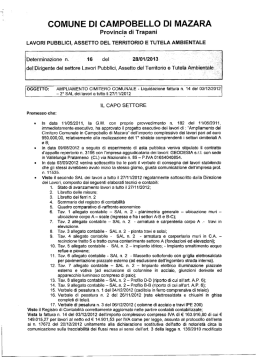 comune di campobello di mazara