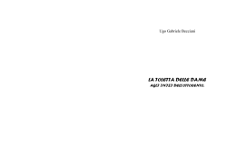 La toeletta delle donne