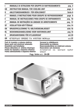 Scarica il manuale di istruzioni ( - 823 kb - 11 lingue