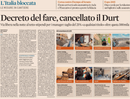 L`Italia bloccata