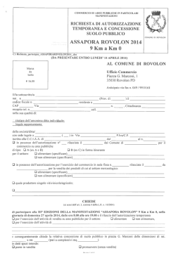 temporanea e concessione suolo pubblico