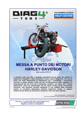 messa a punto dei motori harley-davidson