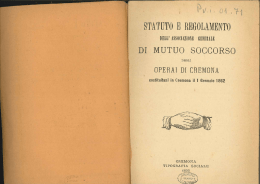 statuto e reg&ugrave;l&agrave;ment&ugrave; - Fondazione Giangiacomo Feltrinelli