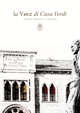 La voce di Casa Verdi