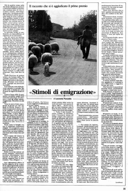 Gi&agrave; da qualche tempo nella mia mente albergavapo pensieri e