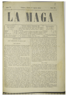 Sabbato d`ogni settimana. P E N S I E R I