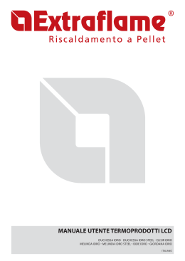 MANUALE UTENTE TERMOPRODOTTI LCD - La Nordica