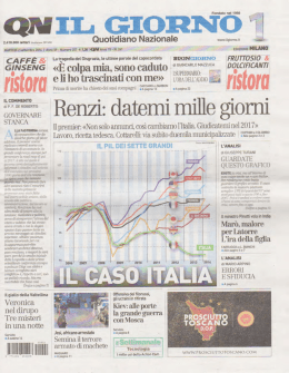 QN Il giorno, 2014, Italian