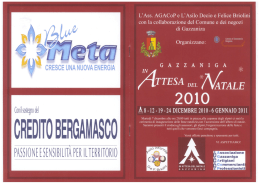 scarica la locandina - Pro Loco Gazzaniga