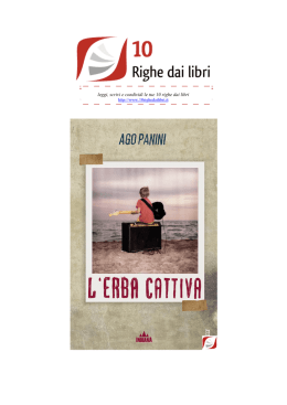 Page 1 leggi, scrivi e condividi le tue 10 righe dai libri http://www