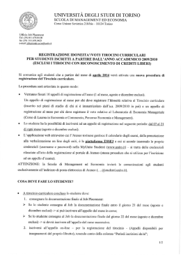 universit&agrave; degli studi di torino