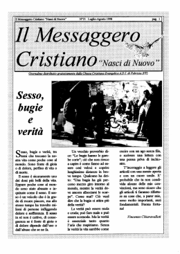 verit&agrave; - evangelo fabrizia