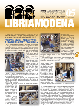 N° 5 - Associazione Editori Modenesi