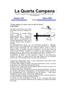 18 marzo 2007 - Quarta Campana
