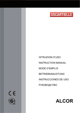 istruzioni d`uso instruction manual mode d`emploi
