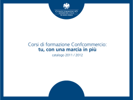 Corsi di formazione Confcommercio