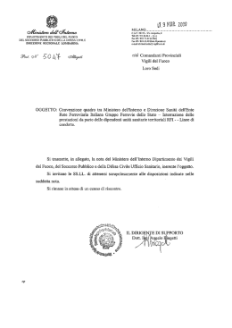 Lombardia - Coordinamento Nazionale Vigili del Fuoco