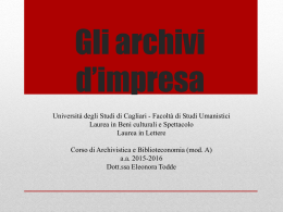 Archivi di imprese - I blog di Unica - Università degli studi di Cagliari.