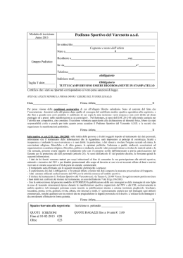 moduli - Amatori Atletica Casorate