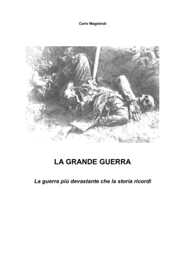 la grande guerra - sezione di PIACENZA