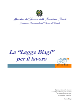 Legge `Marco BIAGI` - Istituto Superiore "Lagrangia" Vercelli