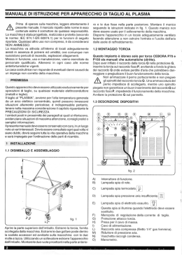 Manuale di istruzioni in italiano
