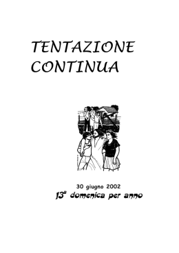 tentazione tentazione continua