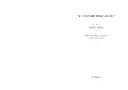 volontari dell`amore iii