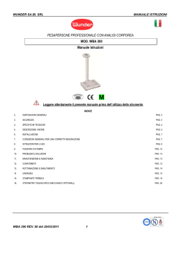 manuale d` utilizzo