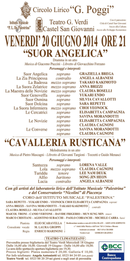 Suor Angelica Cavalleria Rusticana