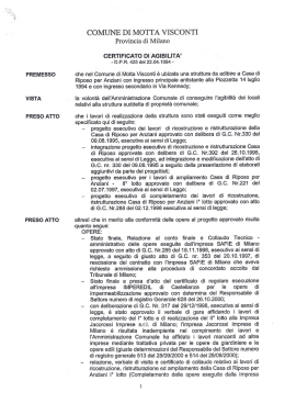 Dichiarazione di conformità impianto elettrico