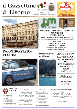 ilgazzettino 11072012 - Il Gazzettino Di Livorno