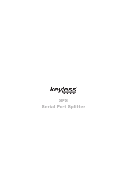 Manuale Serial Port Splitter