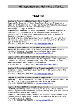 Scarica il Forl&igrave;&Oltre di Gennaio 2016