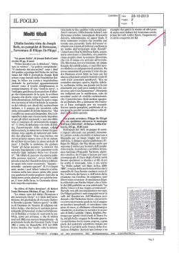 Rassegna Corbaccio 23 ottobre