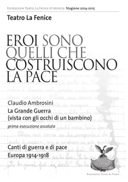 pdf programme - Teatro La Fenice