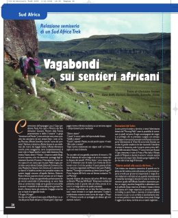 Vagabondi sui sentieri africani
