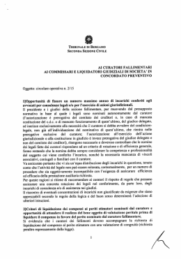 tribunale di bergamo seconda sezione civile