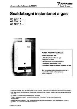Scaldabagni instantanei a gas