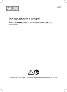 Decespugliatore a scoppio